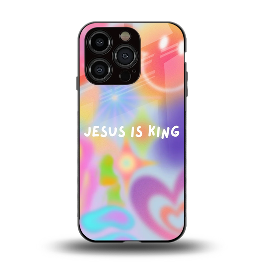 Jesus Is King back phone cover | glass case for iphone 13 pro