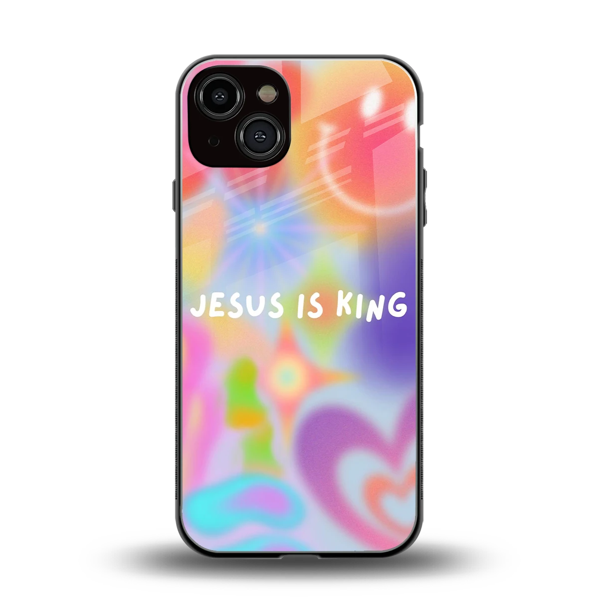 Jesus Is King back phone cover | glass case for iphone 14
