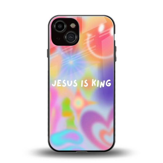 Jesus Is King back phone cover | glass case for iphone 14