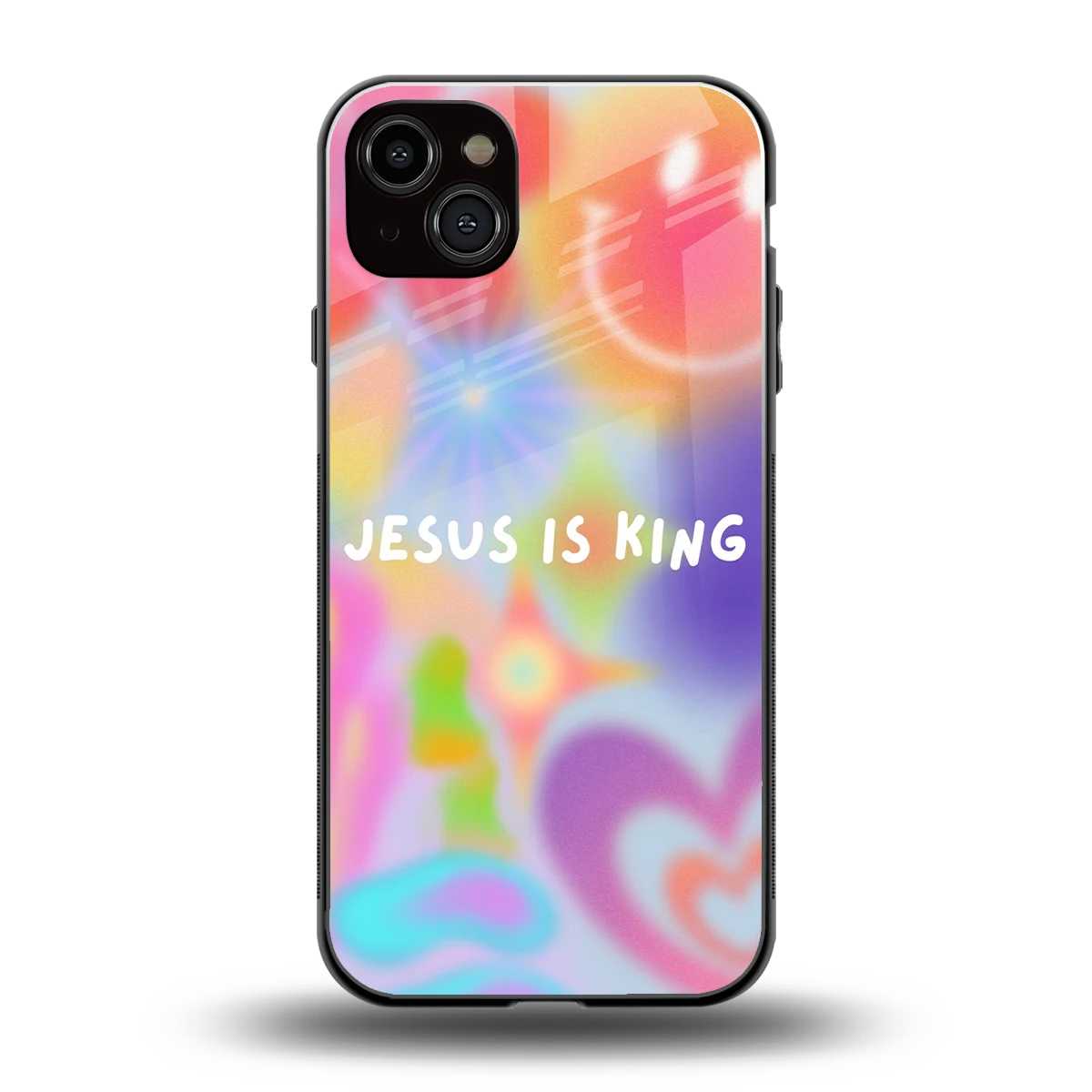 Jesus Is King back phone cover | glass case for iphone 14 plus