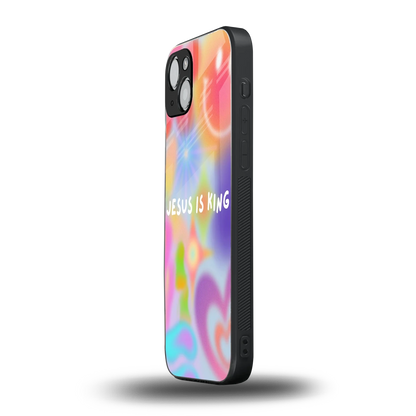 Jesus Is King iphone 14 plus mobile cover | shockproof glass phone case
