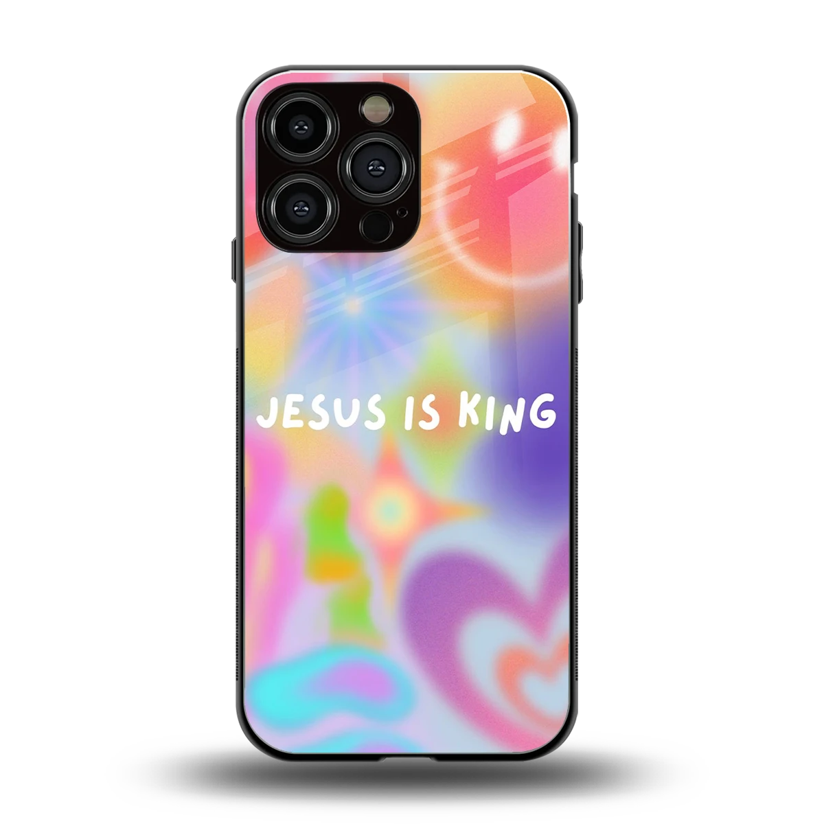 Jesus Is King back phone cover | glass case for iphone 15 pro max