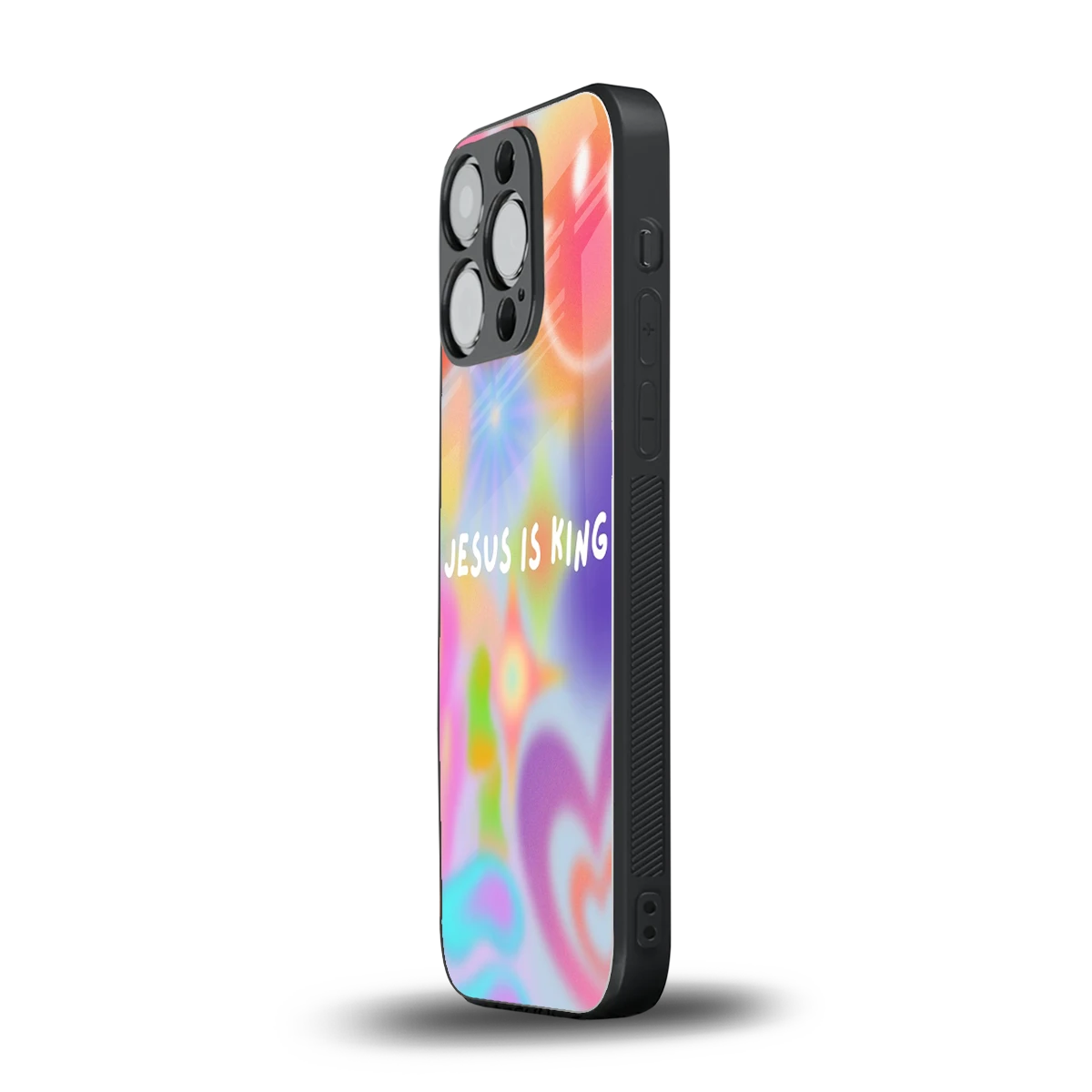 Jesus Is King iphone 15 pro mobile cover | shockproof glass phone case