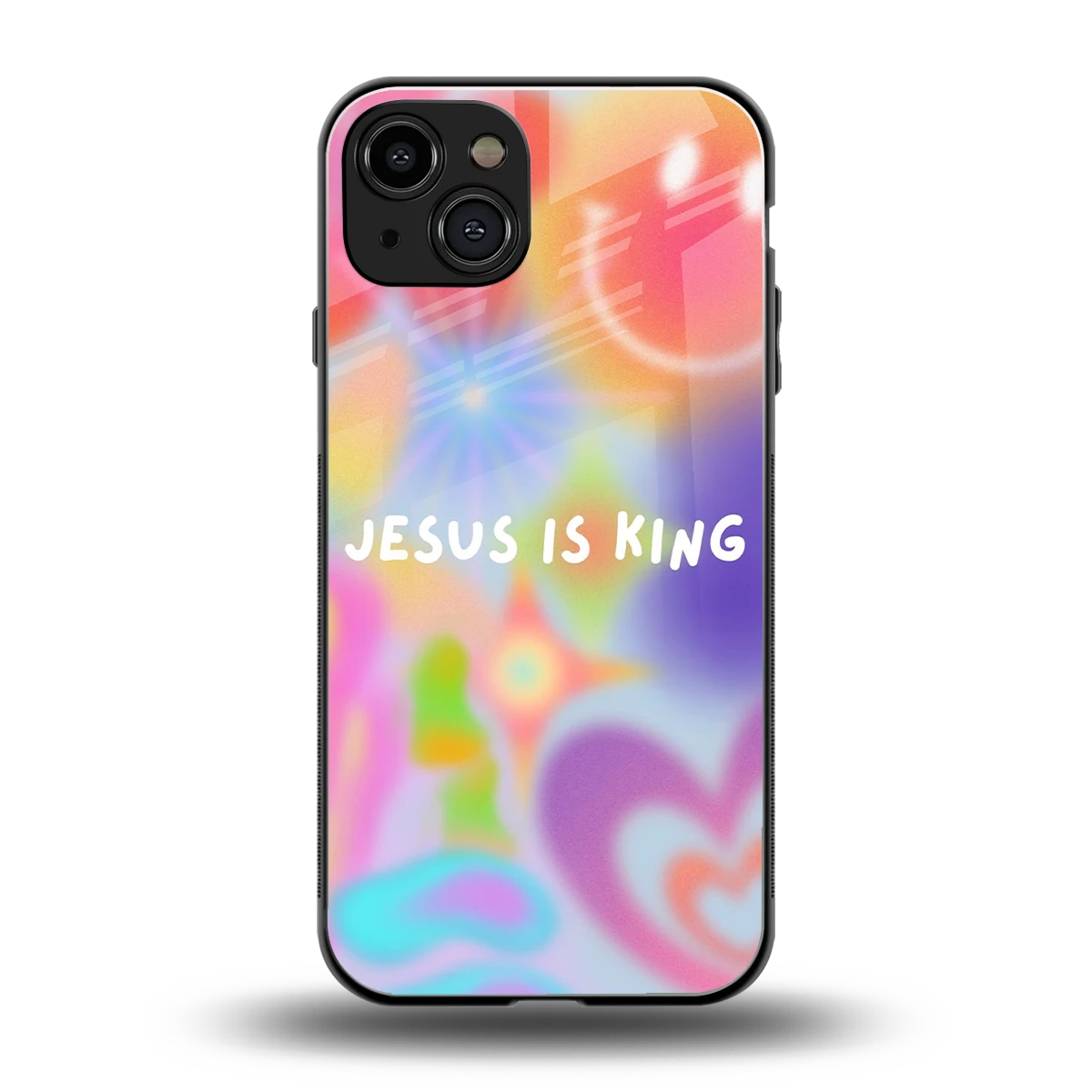 Jesus Is King back phone cover | glass case for iphone 15