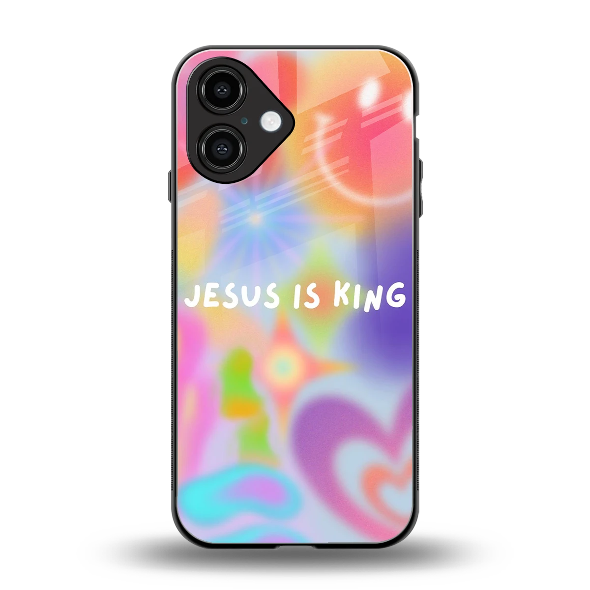 Jesus Is King back phone cover | glass case for iphone 16