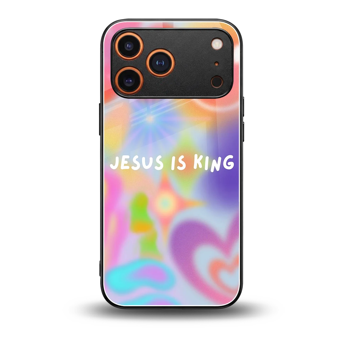 Jesus Is King back phone cover | glass case for iphone 17 pro