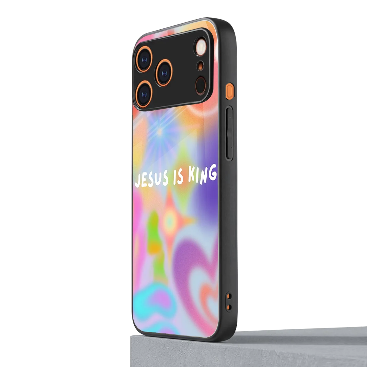 Jesus Is King iphone 17 pro mobile cover | shockproof glass phone case