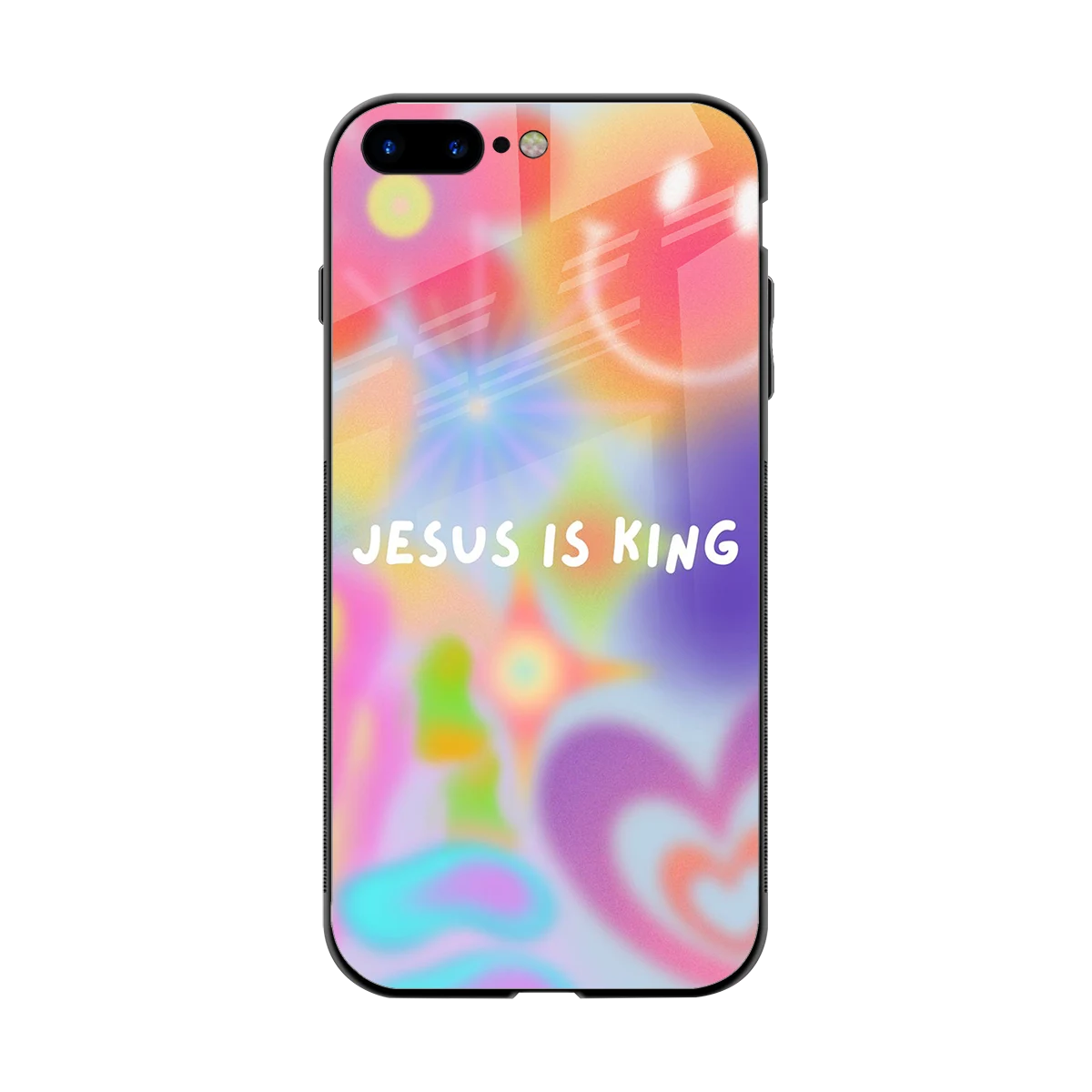 Jesus Is King back phone cover | glass case for iphone 8 plus