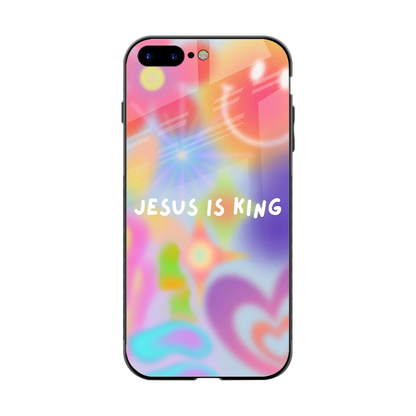 Jesus Is King back phone cover | glass case for iphone 8 plus