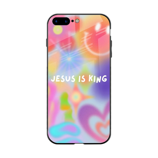 Jesus Is King back phone cover | glass case for iphone 8 plus