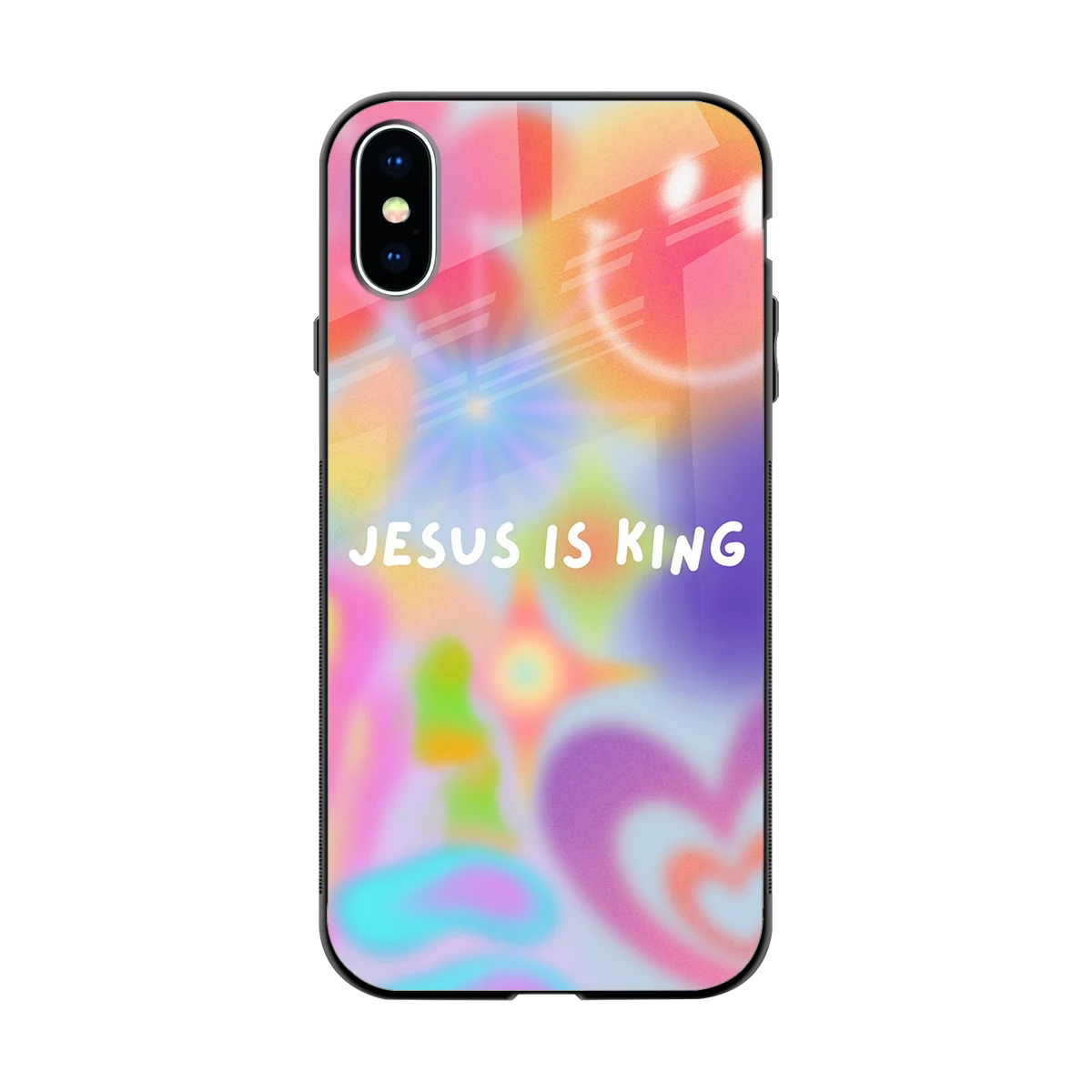 Jesus Is King back phone cover | glass case for iphone x