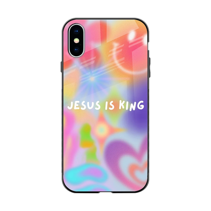 Jesus Is King back phone cover | glass case for iphone x