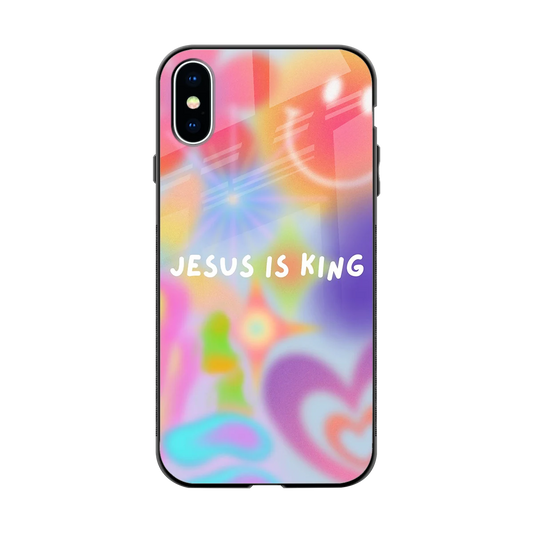 Jesus Is King back phone cover | glass case for iphone x