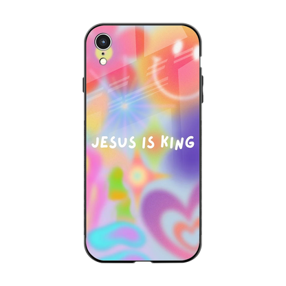 Jesus Is King back phone cover | glass case for iphone xr