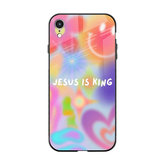 Jesus Is King back phone cover | glass case for iphone xr