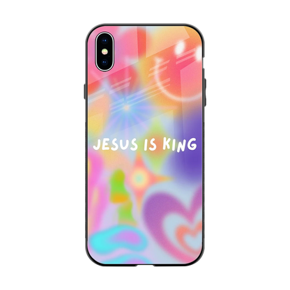 Jesus Is King back phone cover | glass case for iphone xs max