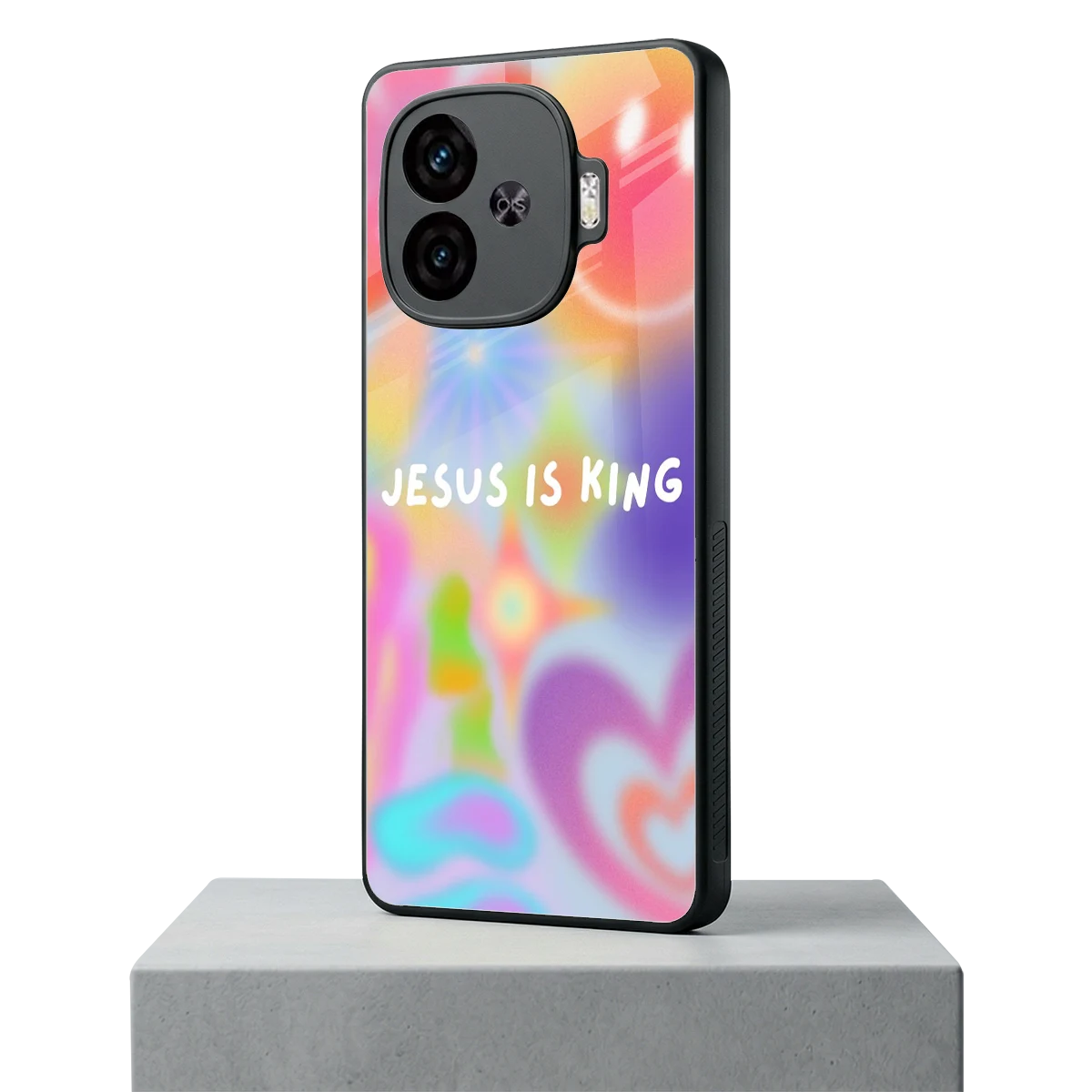 Jesus Is King iqoo neo 10r 5g mobile cover | shockproof glass phone case