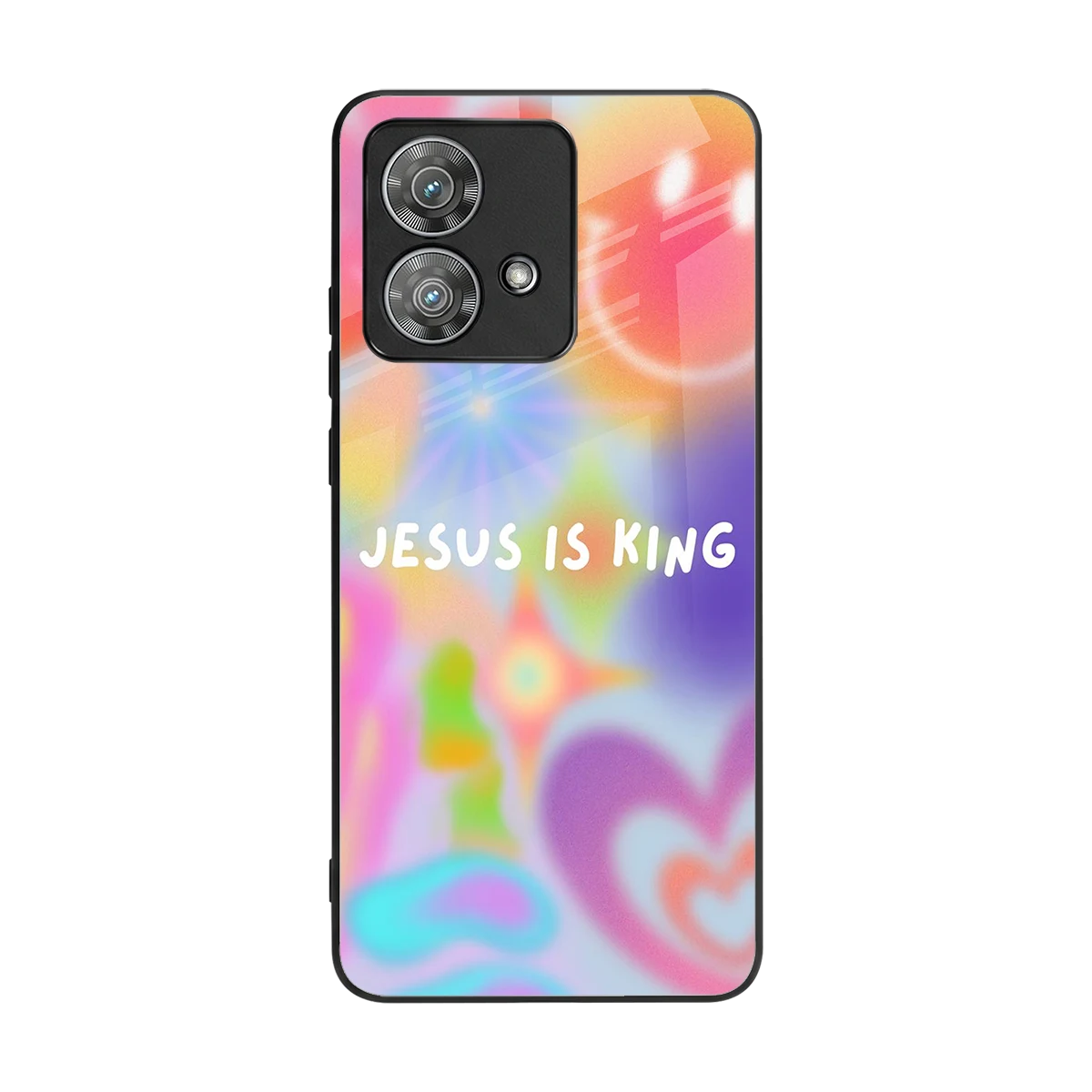 Jesus Is King back phone cover | glass case for motorola edge 40 neo 5g