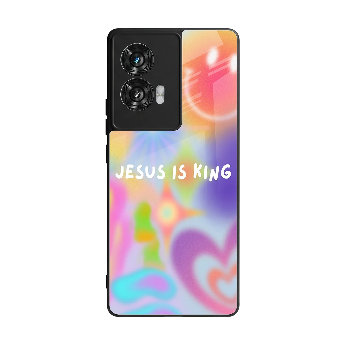 Jesus Is King back phone cover | glass case for motorola edge 50 fusion