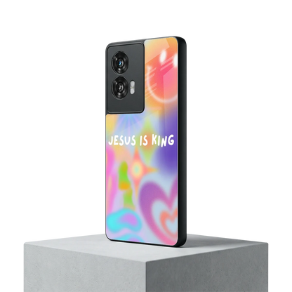 Jesus Is King motorola edge 50 fusion mobile cover | shockproof glass phone case