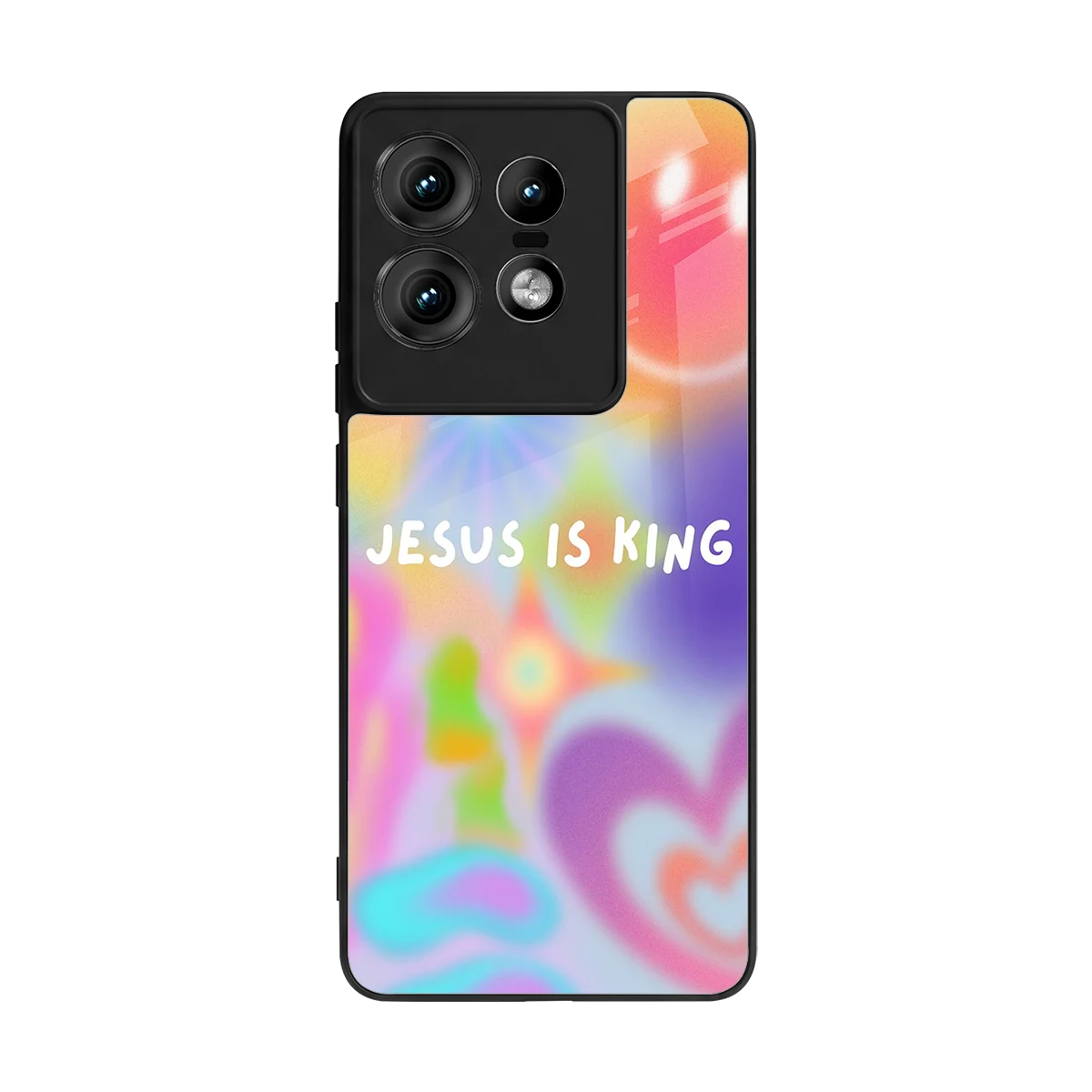 Jesus Is King back phone cover | glass case for motorola edge 50 pro