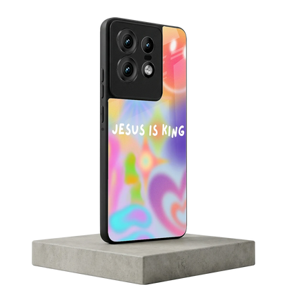 Jesus Is King motorola edge 50 pro mobile cover | shockproof glass phone case