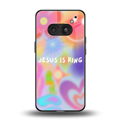 Jesus Is King back phone cover | glass case for nothing phone 2a plus