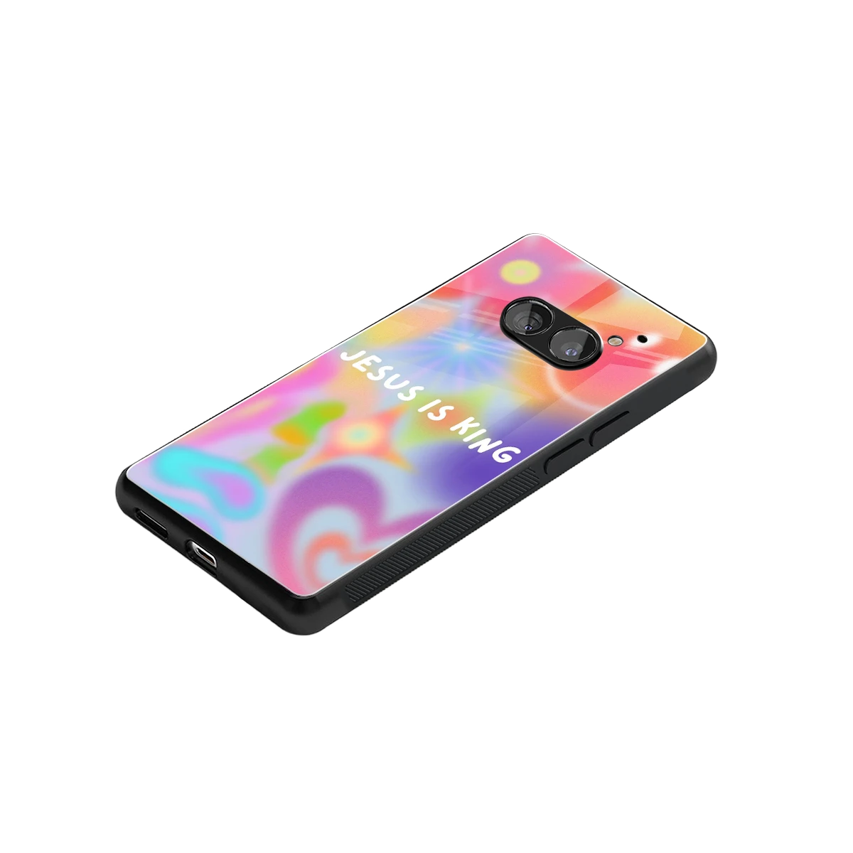 Jesus Is King stylish phone case for nothing phone 2a | glossy glass and slim fit