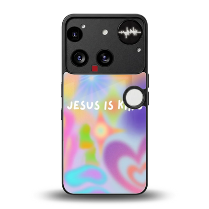 Jesus Is King back phone cover | glass case for nothing phone 3