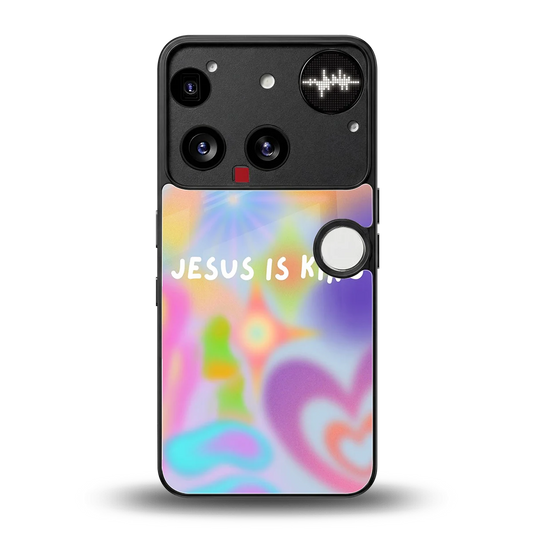 Jesus Is King back phone cover | glass case for nothing phone 3