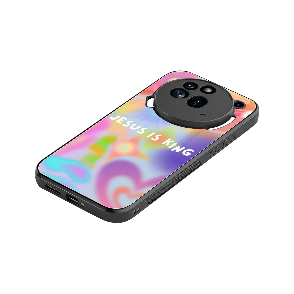 Jesus Is King stylish phone case for nothing phone 3a pro | glossy glass and slim fit