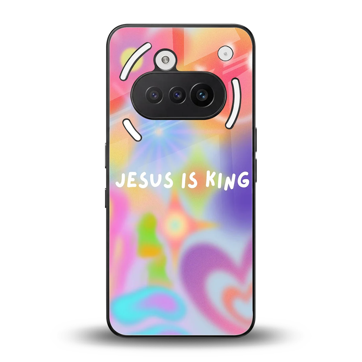 Jesus Is King back phone cover | glass case for nothing phone 3a