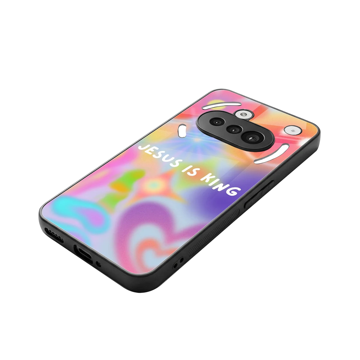 Jesus Is King stylish phone case for nothing phone 3a | glossy glass and slim fit