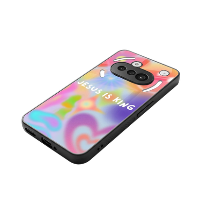Jesus Is King stylish phone case for nothing phone 3a | glossy glass and slim fit