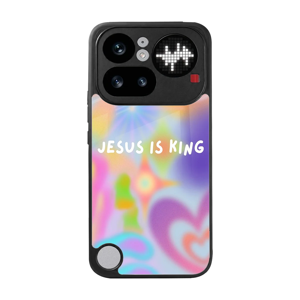 Jesus Is King back phone cover | glass case for nothing phone 4a pro