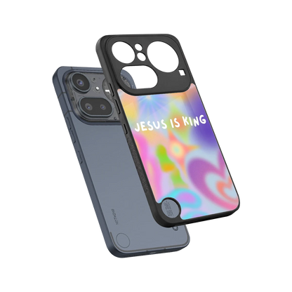 Jesus Is King sleek nothing phone 4a pro cover with tempered glass back and TPU edges