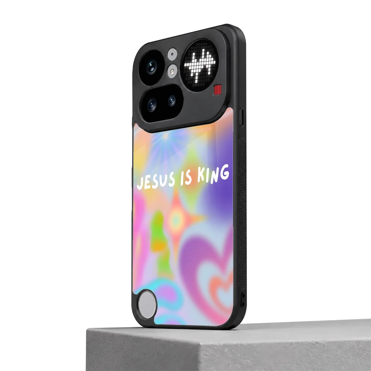 Jesus Is King nothing phone 4a pro mobile cover | shockproof glass phone case
