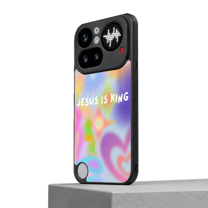 Jesus Is King nothing phone 4a pro mobile cover | shockproof glass phone case