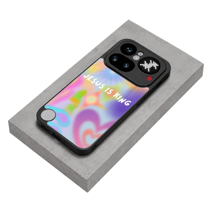 Jesus Is King stylish phone case for nothing phone 4a pro | glossy glass and slim fit