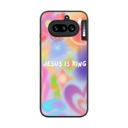 Jesus Is King back phone cover | glass case for nothing phone 4a