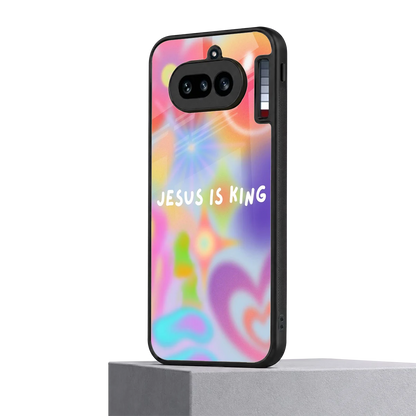 Jesus Is King nothing phone 4a mobile cover | shockproof glass phone case