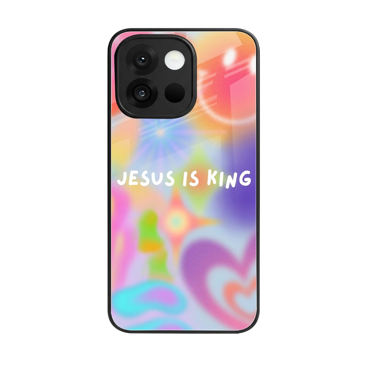 Jesus Is King back phone cover | glass case for oneplus 13s