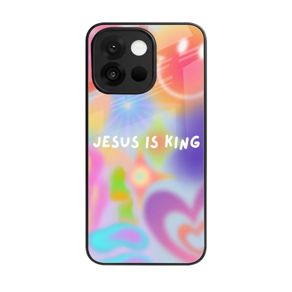 Jesus Is King back phone cover | glass case for oneplus 13s