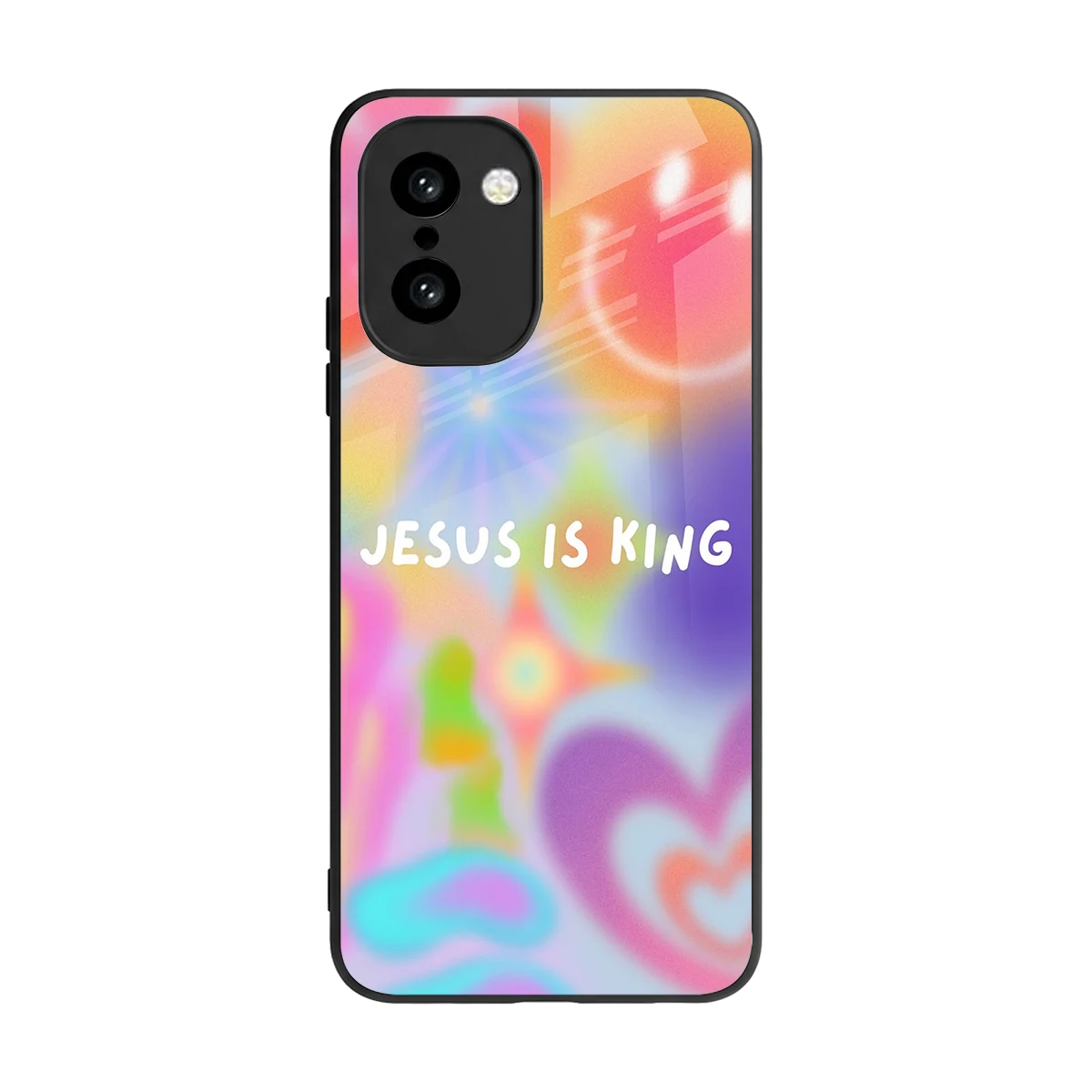 Jesus Is King back phone cover | glass case for oneplus 15r