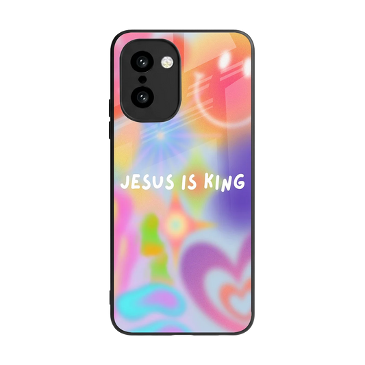 Jesus Is King back phone cover | glass case for oneplus 15r