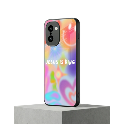 Jesus Is King oneplus 15r mobile cover | shockproof glass phone case
