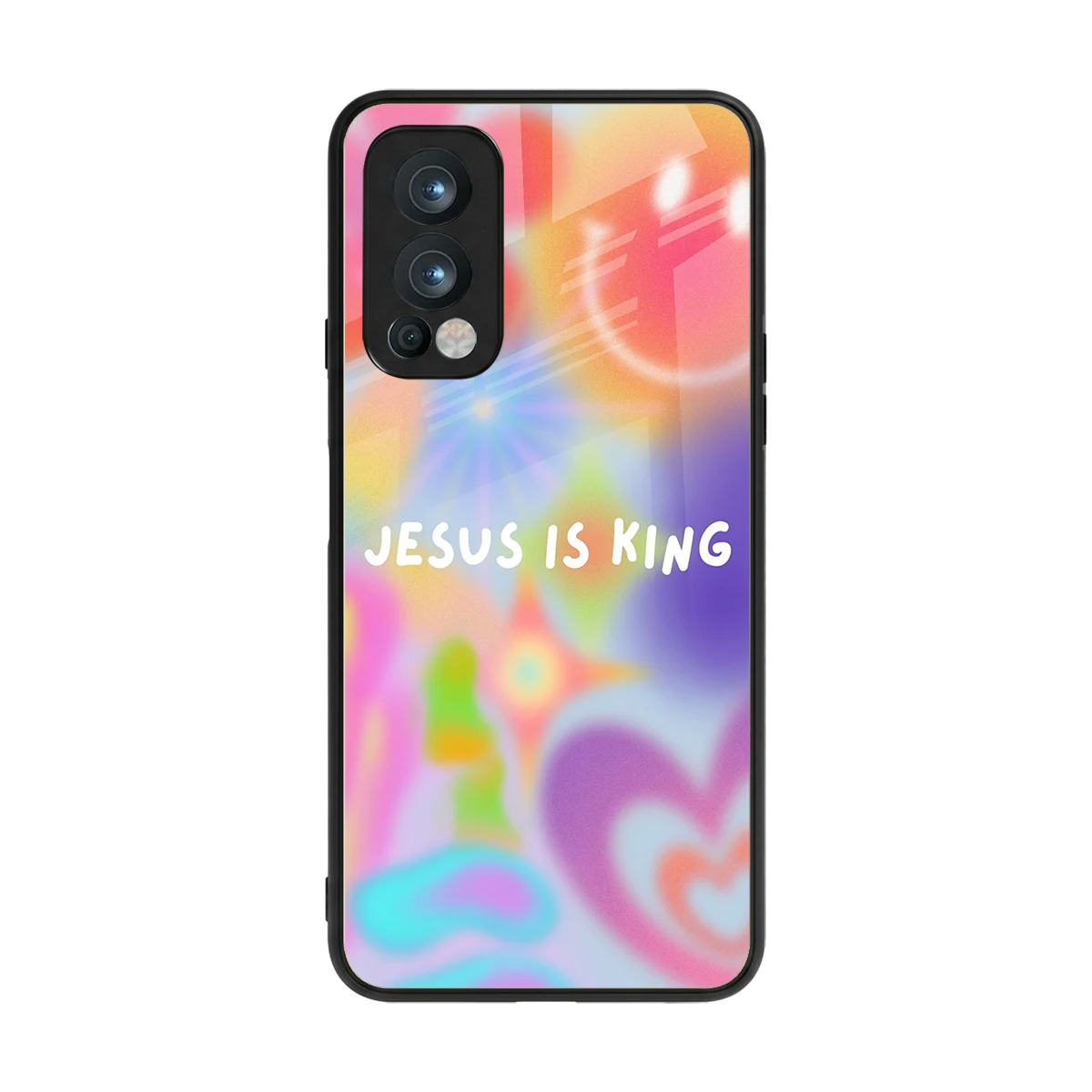 Jesus Is King back phone cover | glass case for oneplus nord 2