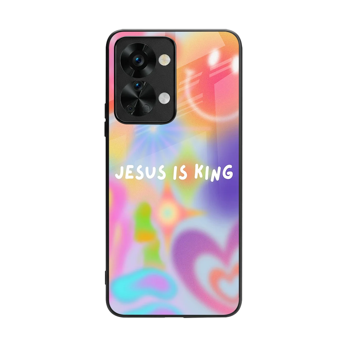 Jesus Is King back phone cover | glass case for oneplus nord 2t