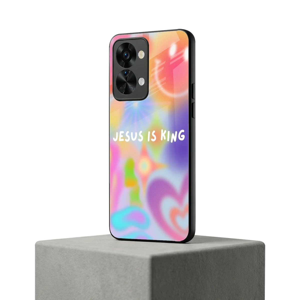 Jesus Is King oneplus nord 2t mobile cover | shockproof glass phone case