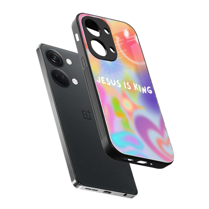 Jesus Is King sleek oneplus nord 3 cover with tempered glass back and TPU edges